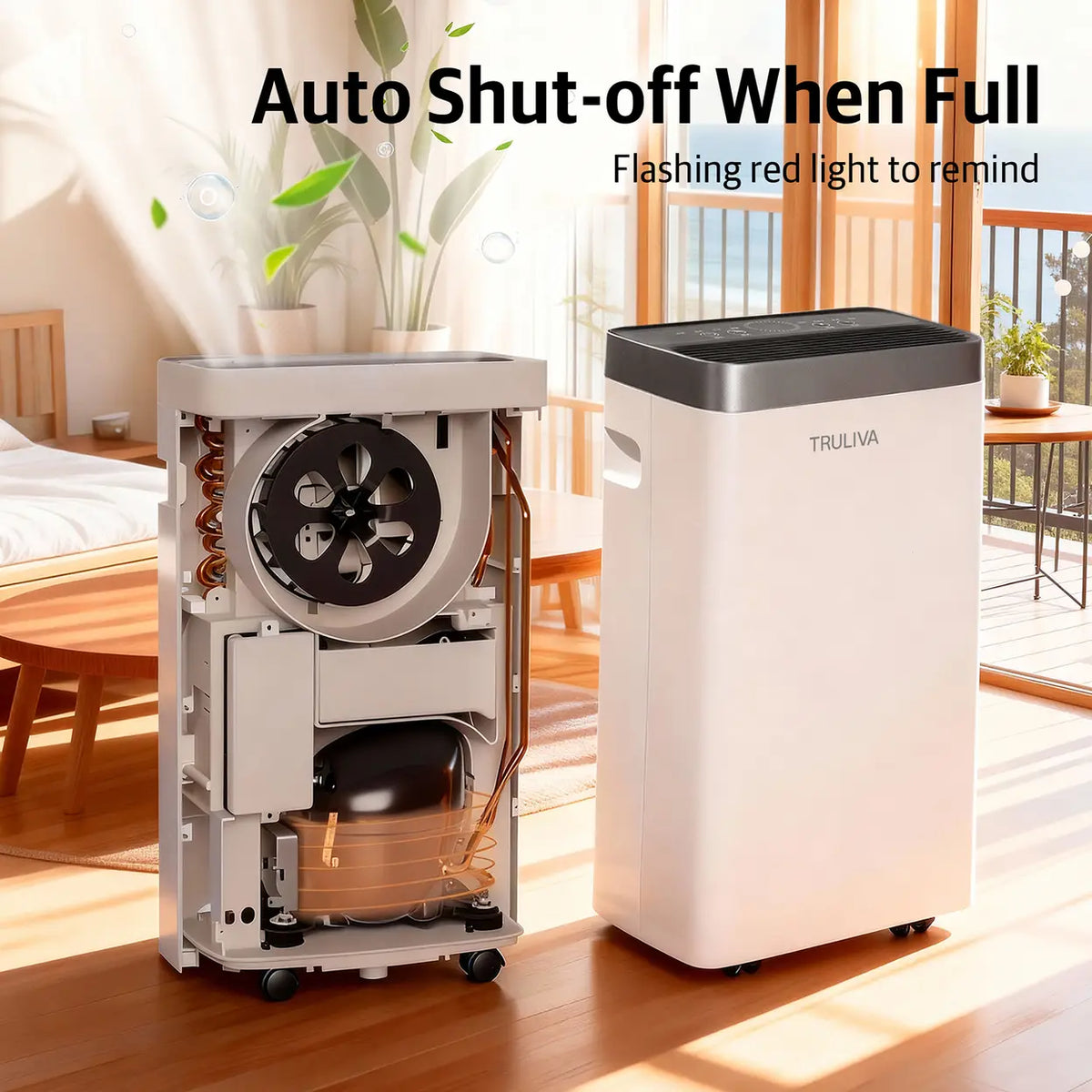 Déshumidificateur 16L/jour pour appartement et pièce humide