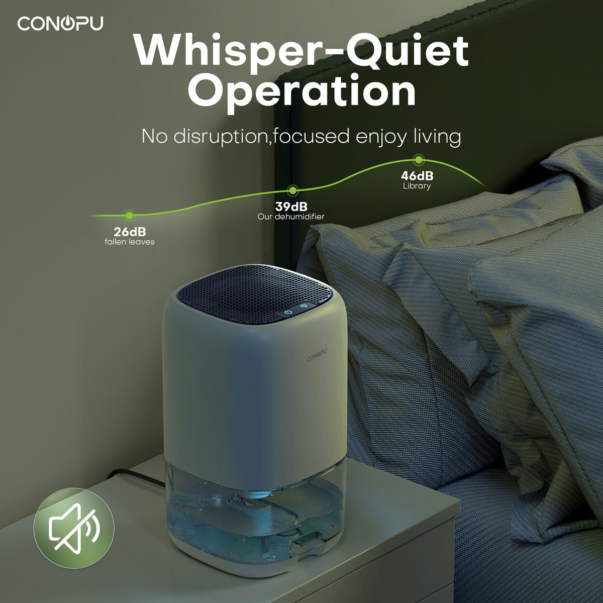 Déshumidificateur compact 450 ml/jour pour salle de bain et placard — vue 6