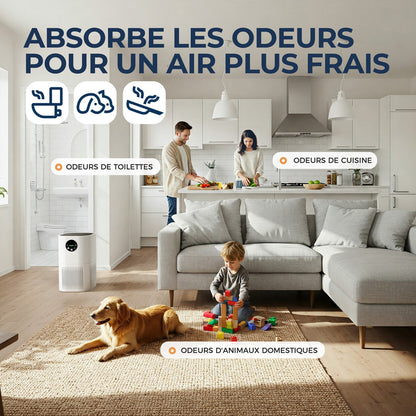 Purificateur d'air HEPA H13 silencieux 25 dB pour chambre — vue 6