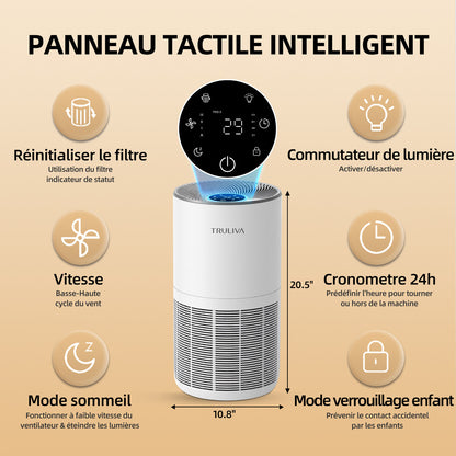 Purificateur d'air HEPA H13 CADR 450 pour grande pièce — vue 6