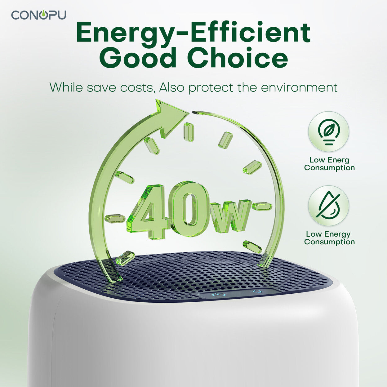 Déshumidificateur compact 450 ml/jour pour salle de bain et placard — vue 7