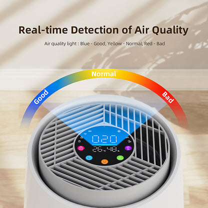 Purificateur d'air HEPA connecté Wi-Fi avec détection PM2.5 — vue 5