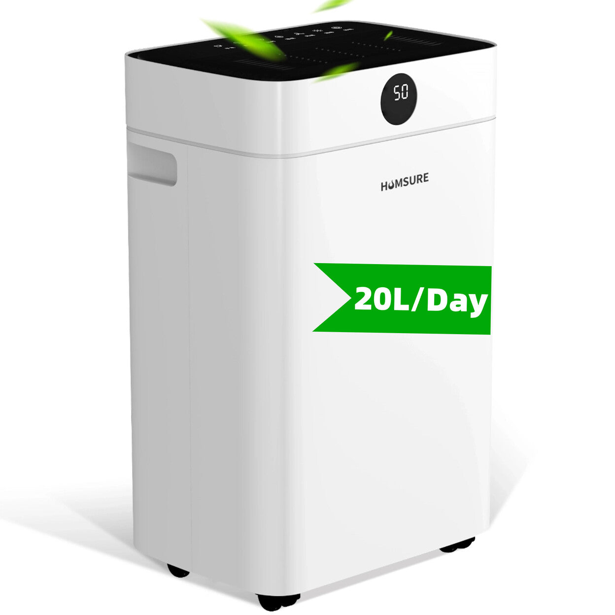 Déshumidificateur 20L/jour pour grande pièce jusqu'à 50 m² — vue 2