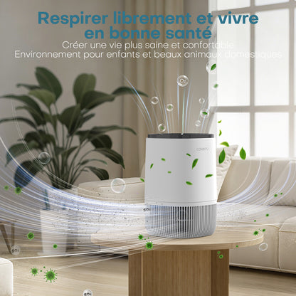 Purificateur d'air HEPA compact pour chambre jusqu'à 18 m² — vue 4