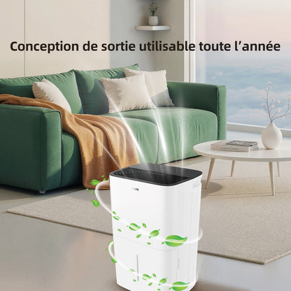 Déshumidificateur 20L/jour connecté Wi-Fi — vue 6