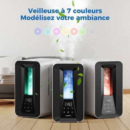 Humidificateur 5L à double buse 360° avec contrôle automatique — vue 7