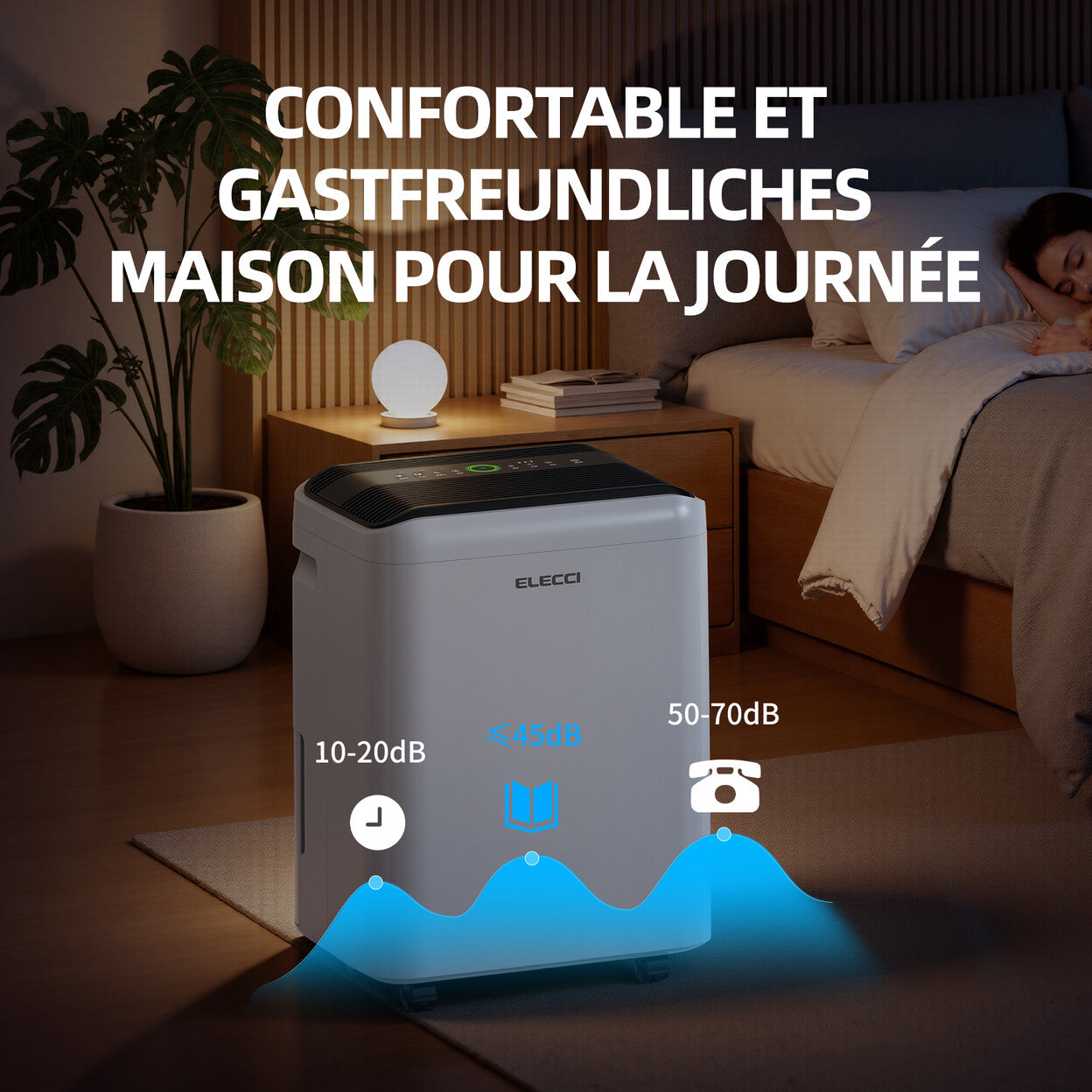 Déshumidificateur 25L/jour pour sous-sol et grande surface — vue 5