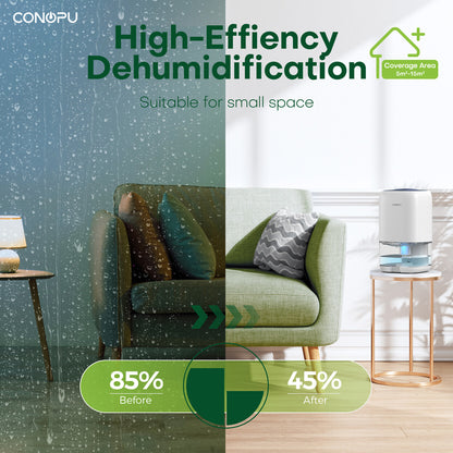 Déshumidificateur compact 450 ml/jour pour salle de bain et placard — vue 5