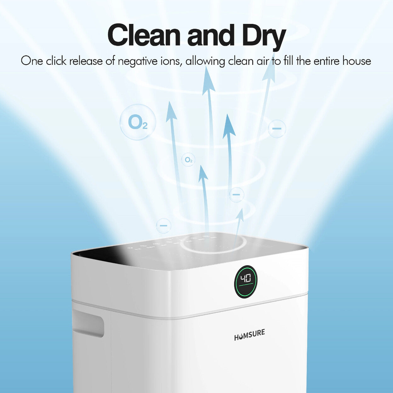 Déshumidificateur 20L/jour pour grande pièce jusqu'à 50 m² — vue 7