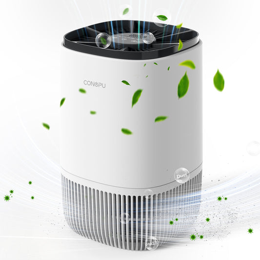 Purificateur d'air HEPA compact pour chambre jusqu'à 18 m²