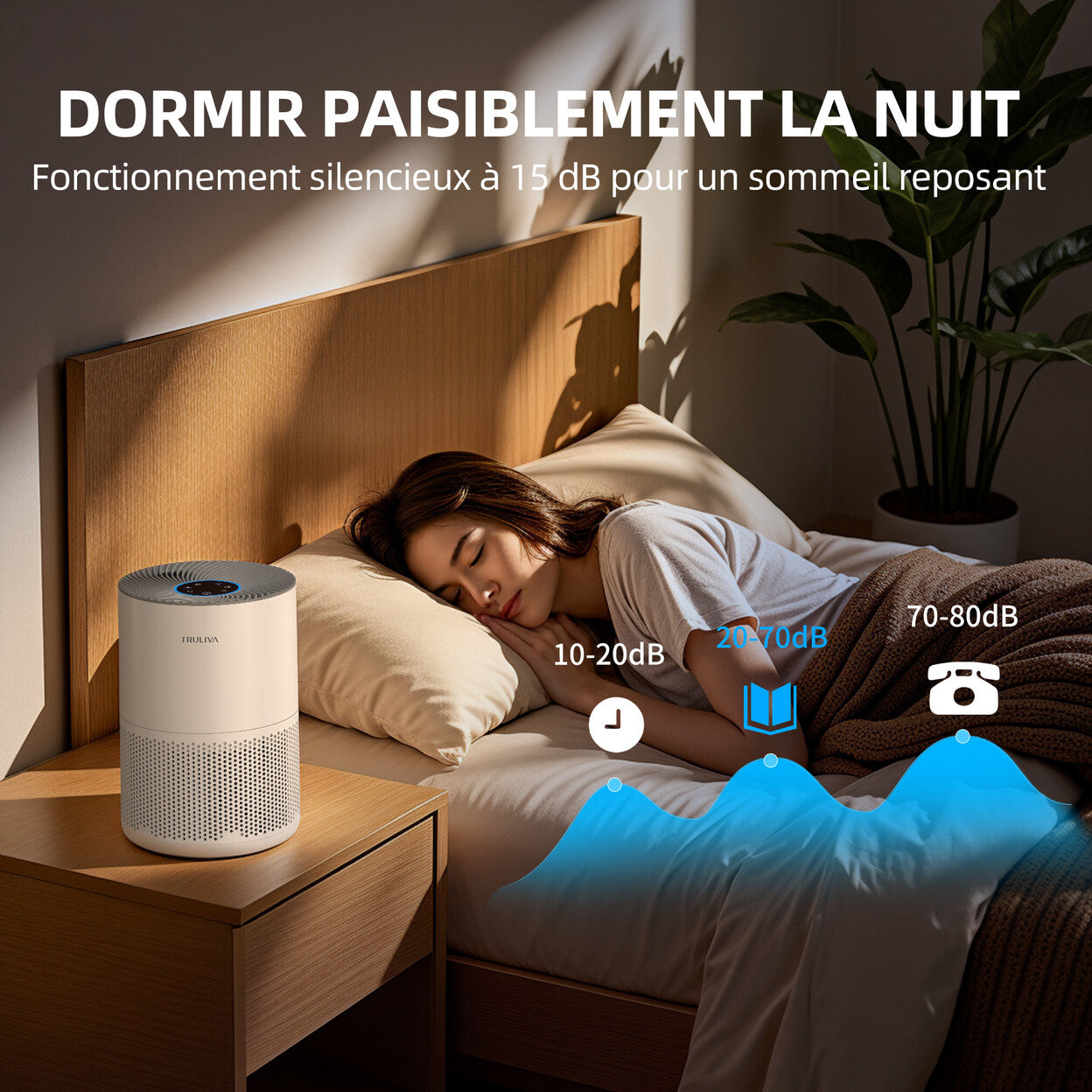 Purificateur d'air HEPA 3 étages CADR 260 pour pièce jusqu'à 49 m² — vue 5