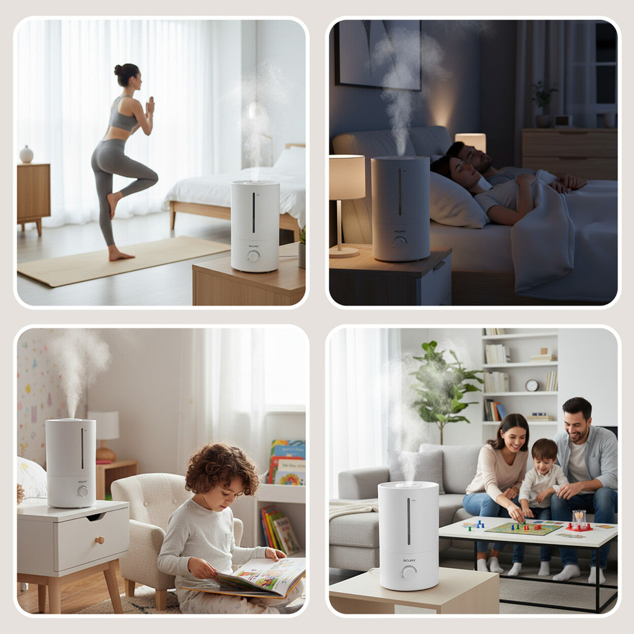 Humidificateur d'air ultrasonique 4L pour chambre — vue 8