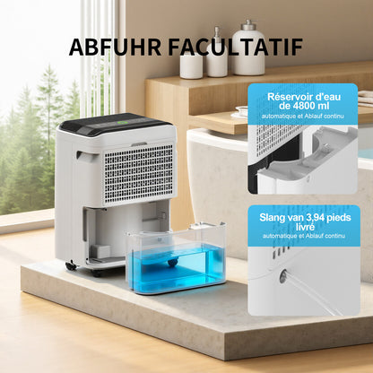 Déshumidificateur 25L/jour pour sous-sol et grande surface — vue 4