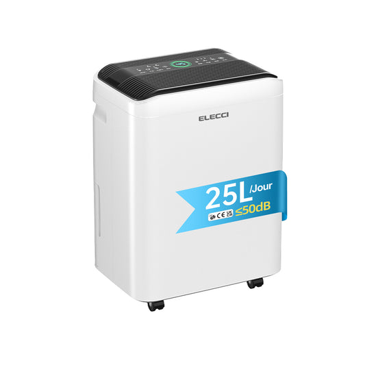 Déshumidificateur 25L/jour pour sous-sol et grande surface
