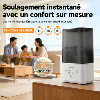 Humidificateur 6L à brume chaude et froide avec minuterie — vue 2