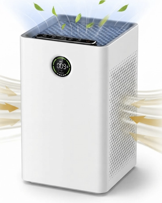 Purificateur d'air HEPA H13 connecté Wi-Fi pour grande pièce